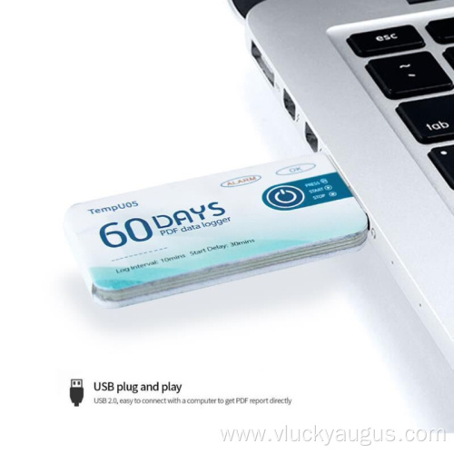 60days Comply PDF single use data logger temperature